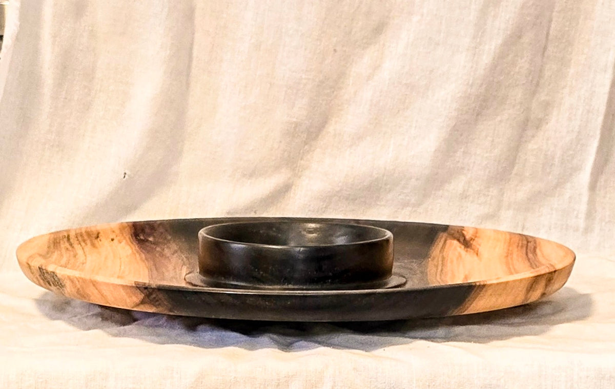 Poplar Chip N Dip Platter