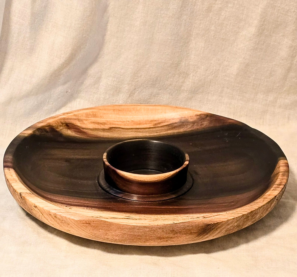 Poplar Chip N Dip Platter