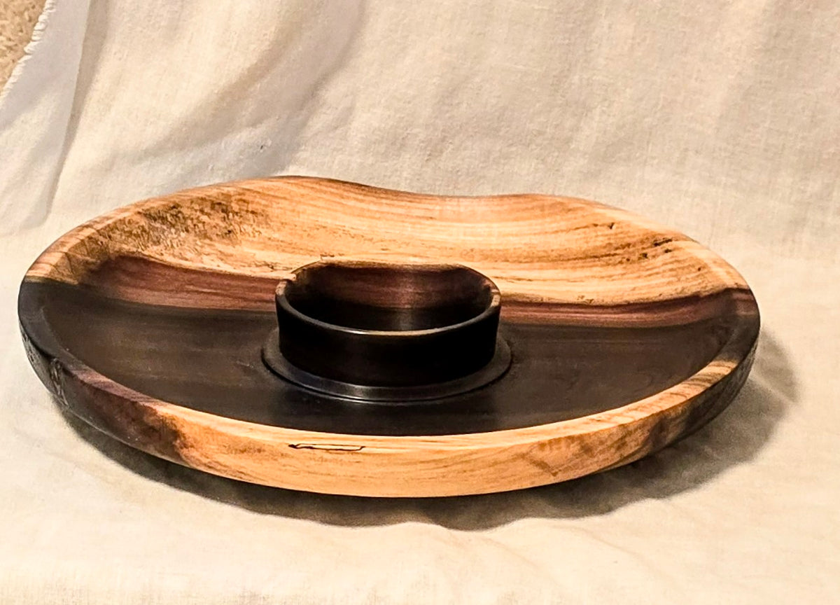 Poplar Chip N Dip Platter