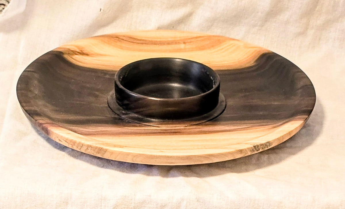 Poplar Chip N Dip Platter