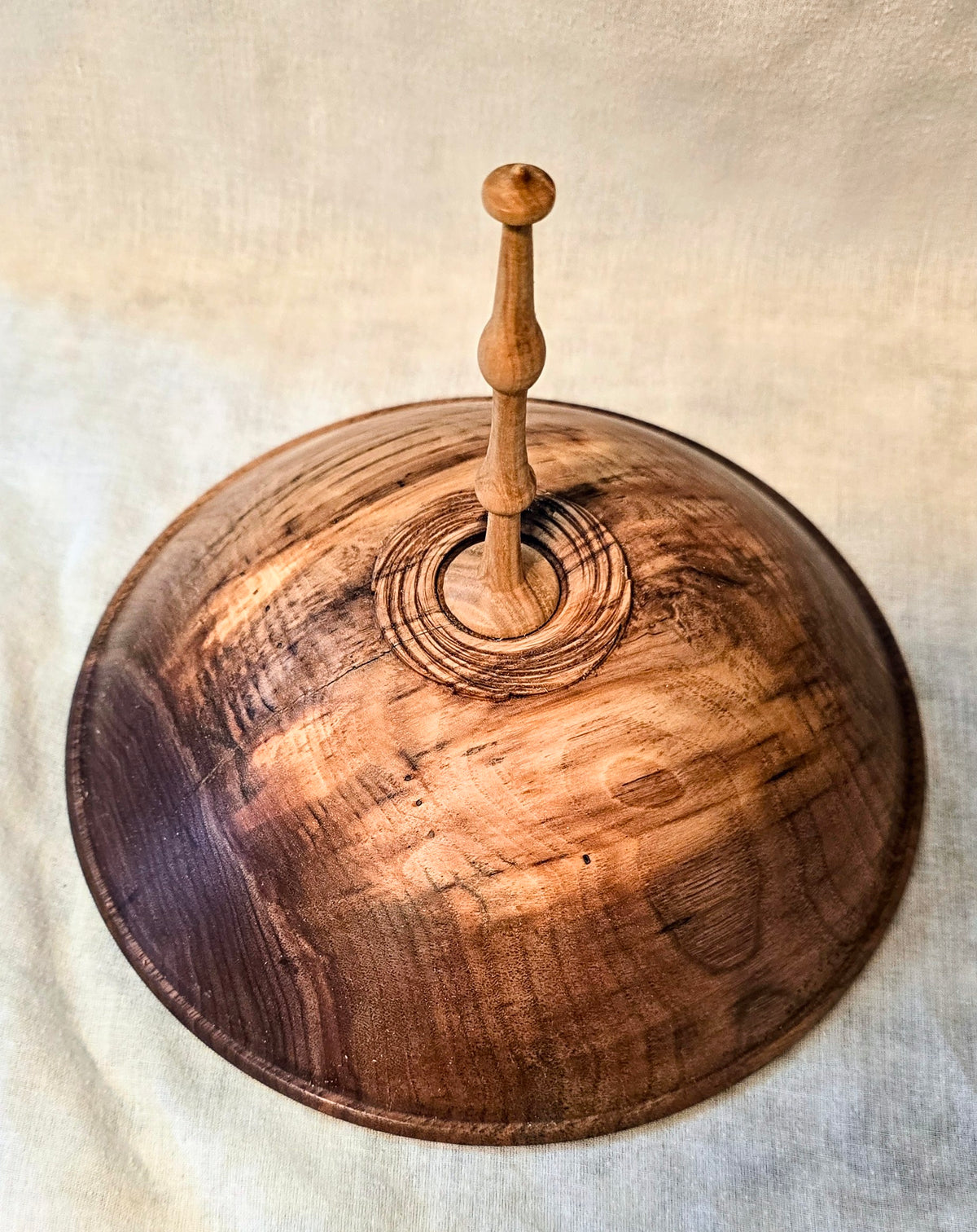 Finial Black Walnut Platter