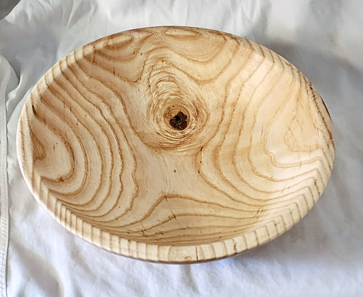 Ash Wood Fruit Bowl
