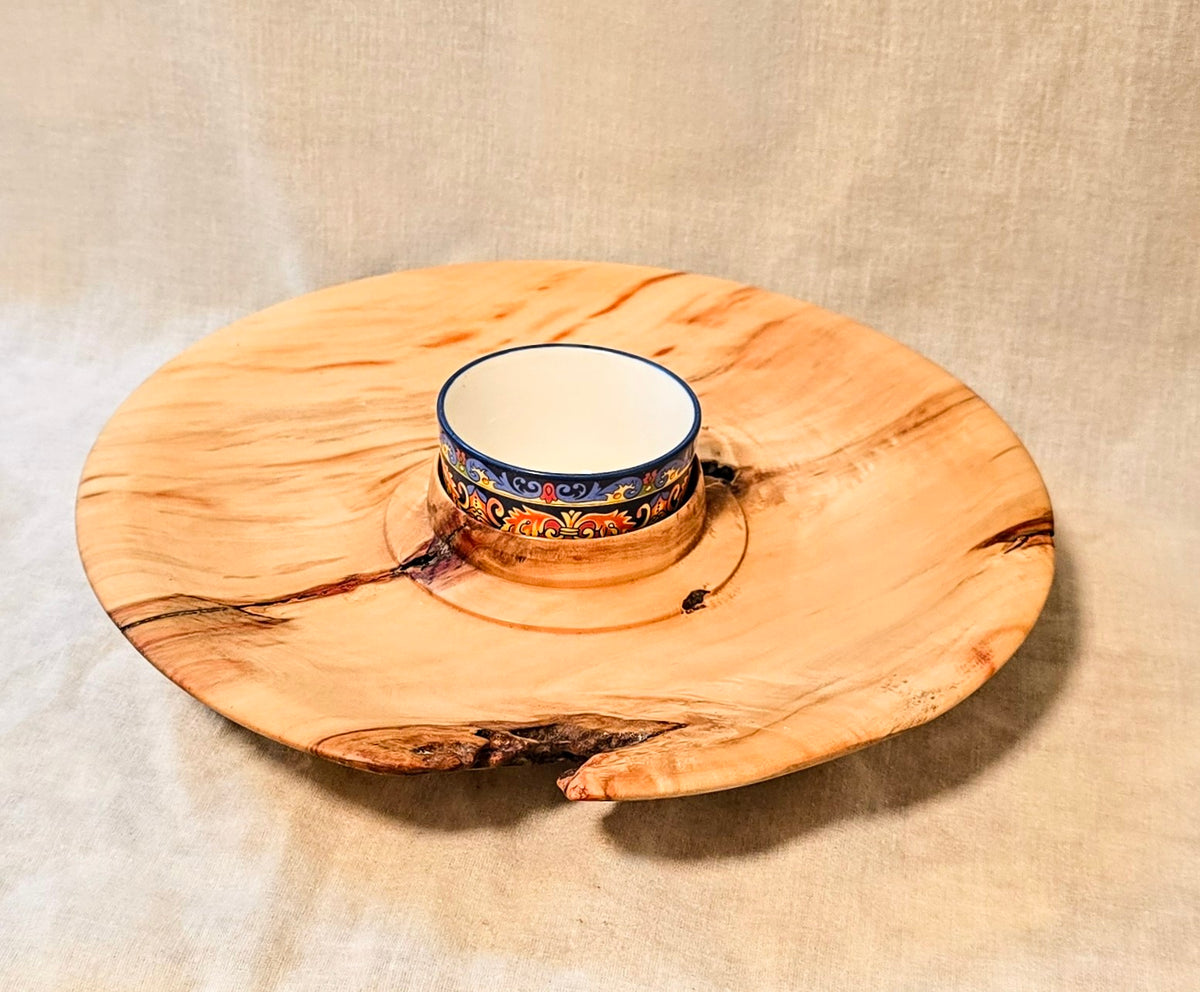 Box Elder Chip N Dip Platter